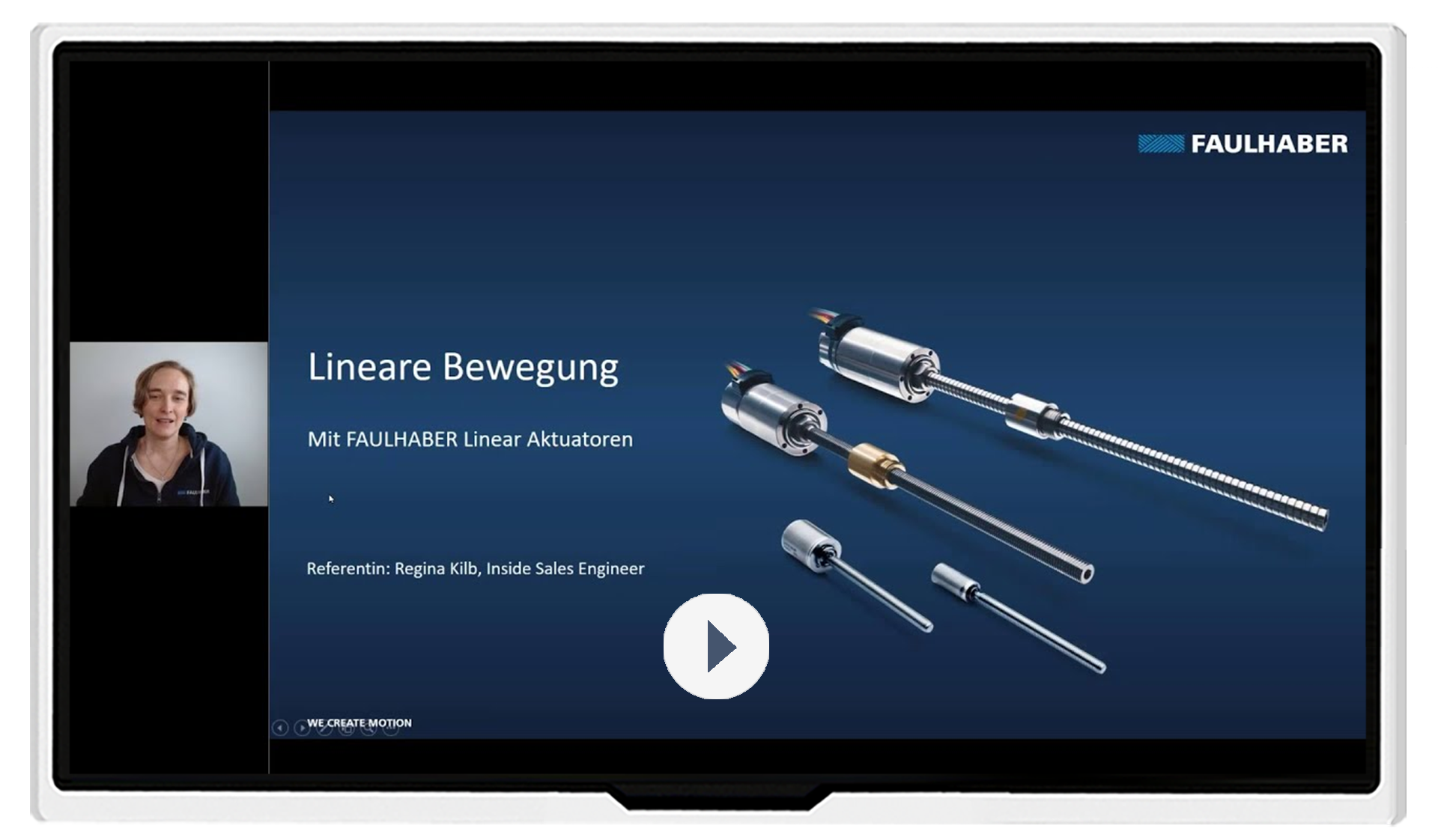 Lineare Bewegung mit FAULHABER Antriebssystemen
